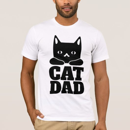 ネコパパメンズシャツTシャツ Tシャツ (正面)