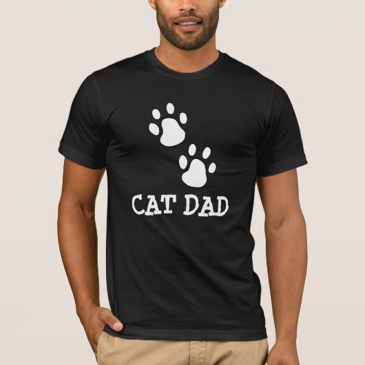 ネコパパメンズシャツTシャツTシャツ Tシャツ (正面)