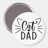 ネコパパ マグネット (正面/裏面)