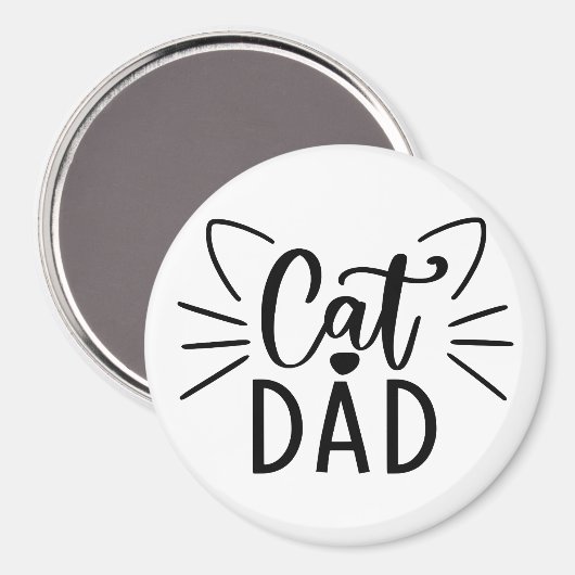 ネコパパ マグネット (正面/裏面)