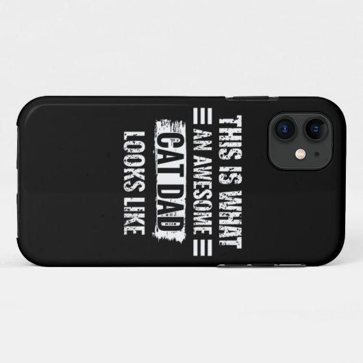 ネコパパ Case-Mate iPhoneケース (裏面(横))