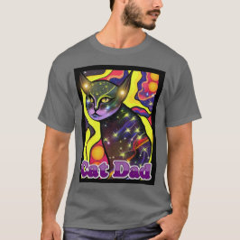 ネコパパ- Tシャツ