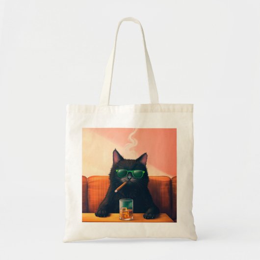 ネコファンシーウイスキー トートバッグ (正面)