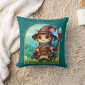 ネコファンタジー冒険 クッション (ブランケット)