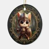 ネコファンタジー冒険 セラミックオーナメント (左)
