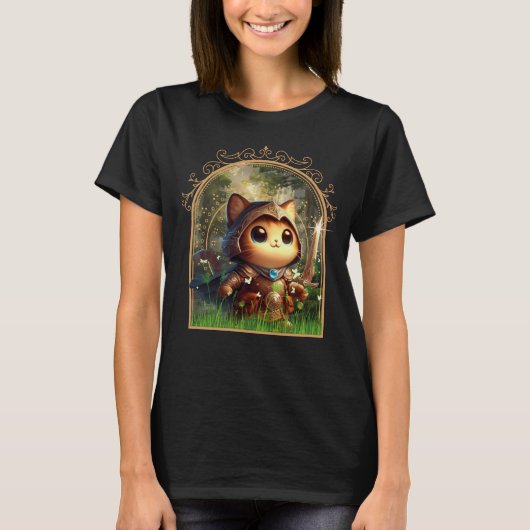 ネコファンタジー冒険 Tシャツ (正面)