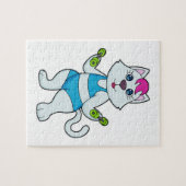 ネコフィットネスダンベル ジグソーパズル (横)