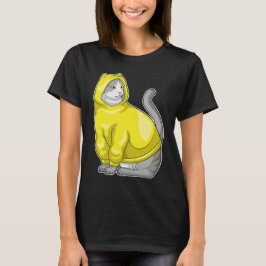 ネコフード付きスウェットシャツ Tシャツ