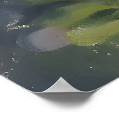 ネコプリントモネスイリリー ポスター (角)