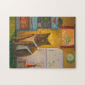 ネコベーキングマフィンコテージキッチン ジグソーパズル (横)