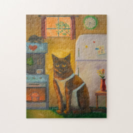 ネコベーキングマフィンコテージキッチン ジグソーパズル