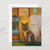 ネコベーキングマフィンコテージキッチン ポストカード (正面/裏面)