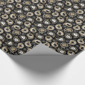 ネコペイズリー ラッピングペーパー (角)