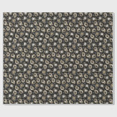 ネコペイズリー ラッピングペーパー (フラット)