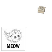 ネコペイズリー ラバースタンプ (押印)