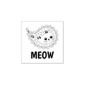 ネコペイズリー ラバースタンプ (インプリント)