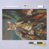 ネコポートレート 薄葉紙 (クラフト)