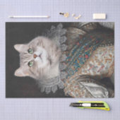 ネコポートレート 薄葉紙 (クラフト)