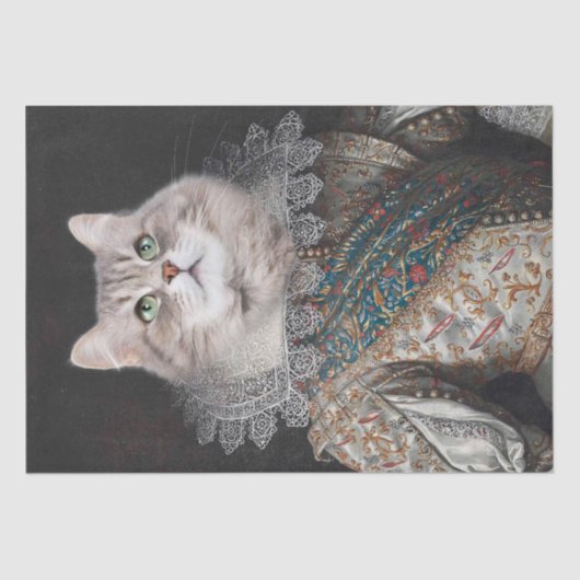 ネコポートレート 薄葉紙 (正面)
