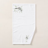 ネコマネドリの鳥の芸術 バスタオルセット (ハンドタオル)