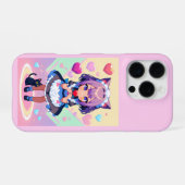 ネコメイドアニメピクセルスタイル iPhoneケース (裏面横)