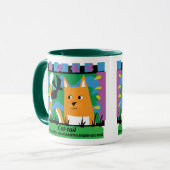 ネコヤナギのコップ マグカップ (正面左)