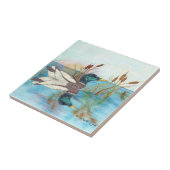 ネコヤナギの間 タイル (側面)