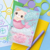 ネコ人魚 マーメイド にゃーまーど アンダーザシー プールパーティー 招待状