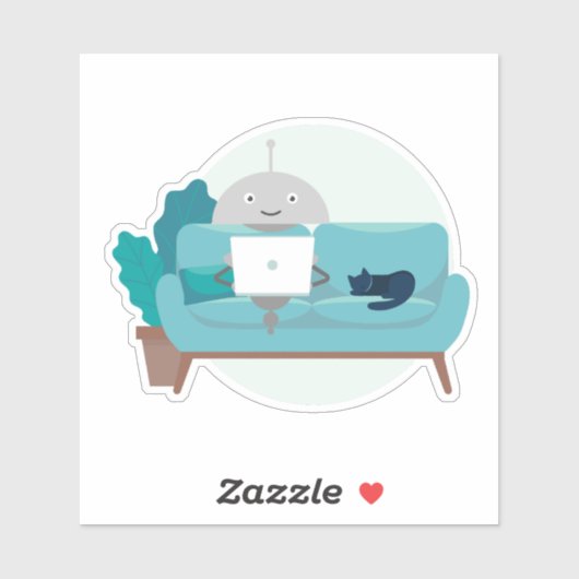 ネコ付きミア シール (シート)