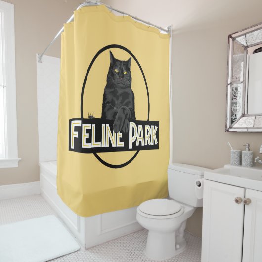 ネコ公園 シャワーカーテン (インサイチュ)