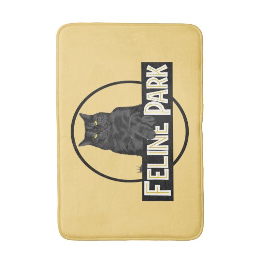 ネコ公園 バスマット (正面縦)