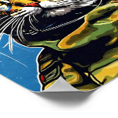 ネコ兵士軍ウクライナ ポスター (角)