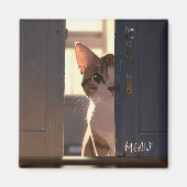 ネコ冷蔵庫用マグネット マグネット (正面)