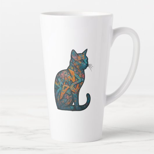 ネコ地獄 カフェラテマグ (右)