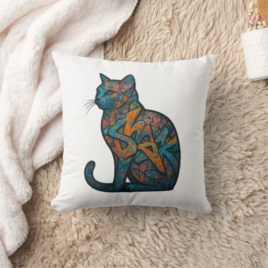 ネコ地獄 クッション (ブランケット)