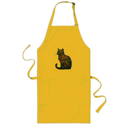 ネコ地獄 ロングエプロン (正面)