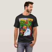 ネコ大学のマスター Tシャツ (正面フル)