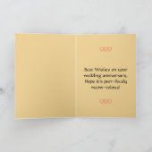 ネコ好きな人たちのハッピーアニバーサリーカード カード (内部)