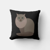 ネコ好きな人へ クッション (正面)