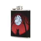 ネコ好きのためのオーダーメイドファットネコドリンクボトル&ギフト フラスク (左)