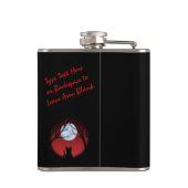 ネコ好きのためのオーダーメイドファットネコドリンクボトル&ギフト フラスク (裏面)