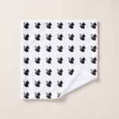 ネコ好きのためのギフト バスタオルセット (ウォッシュタオル)