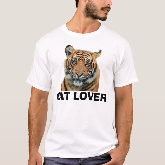 ネコ好きのためのベンガルトラTシャツ Tシャツ (正面)