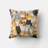 ネコ好きのクッション クッション (裏面)