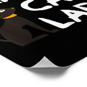 ネコ好きの変な女性 ポスター (角)