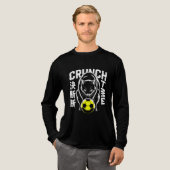 ネコ好きアスリートのための熱いサッカーTシャツ トライブレンドＴシャツ (正面全体)