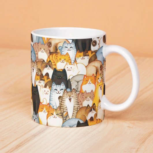 ネコ好きマグカップ コーヒーマグカップ