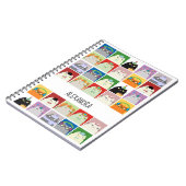 ネコ好き かわいい キャラ ノートブック (左側)