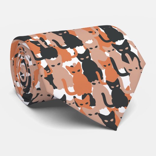 ネコ好き ネクタイ (ロール)