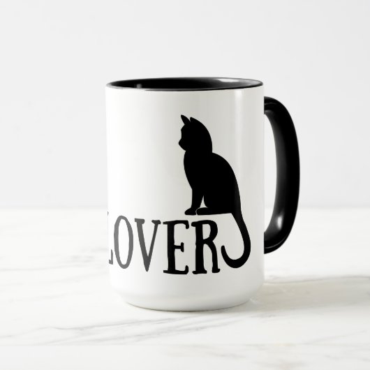 ネコ好き マグカップ (正面右)